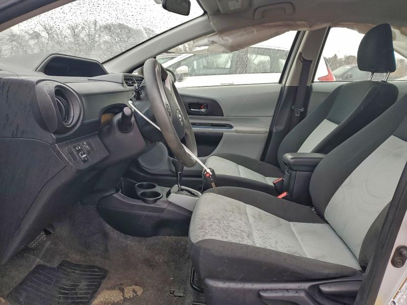 JTDKDTB32D1541640 - 2013 TOYOTA PRIUS C ვერცხლისფერი ფოტო 7