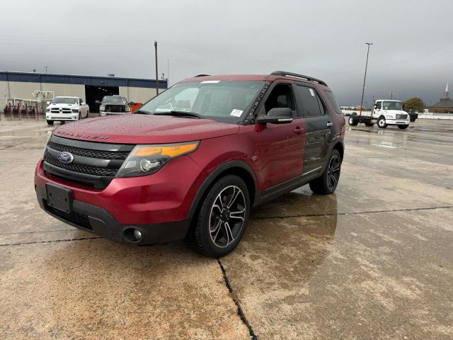 1FM5K8GT0FGA13924 - 2015 FORD EXPLORER SPORT RED photo 2