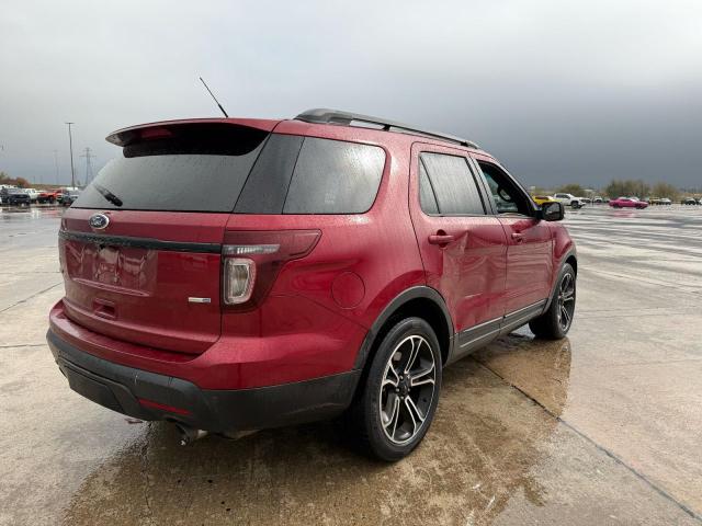 1FM5K8GT0FGA13924 - 2015 FORD EXPLORER SPORT RED photo 4