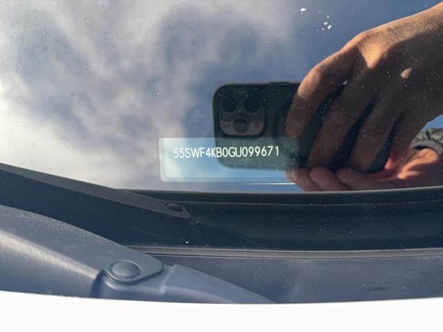 55SWF4KB0GU099671 - 2016 MERCEDES-BENZ C 300 4MATIC WHITE photo 10