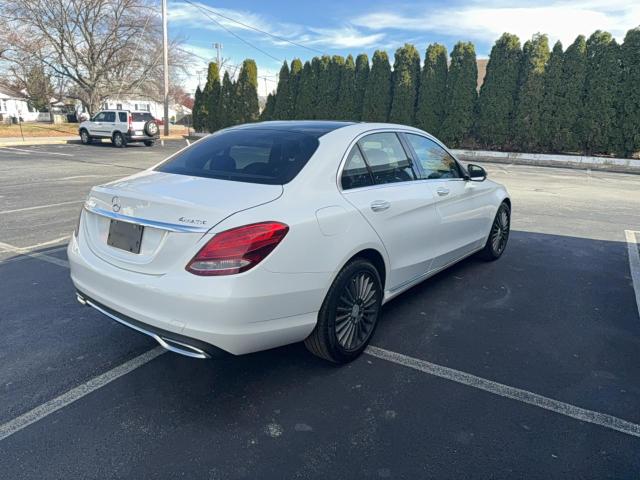 55SWF4KB0GU099671 - 2016 MERCEDES-BENZ C 300 4MATIC WHITE photo 4