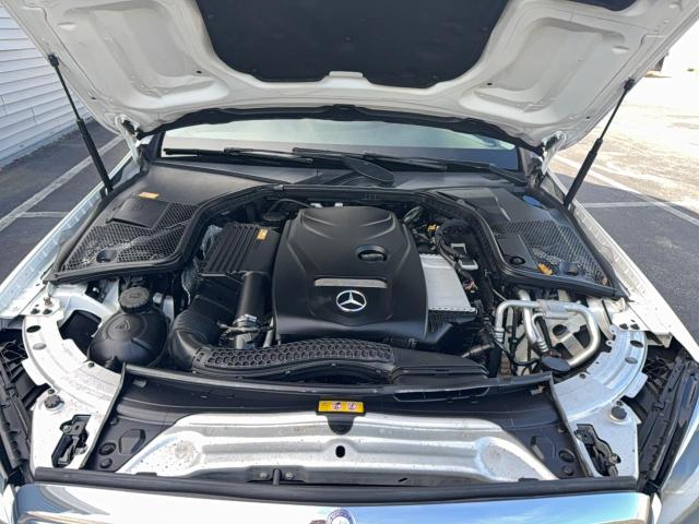 55SWF4KB0GU099671 - 2016 MERCEDES-BENZ C 300 4MATIC WHITE photo 7
