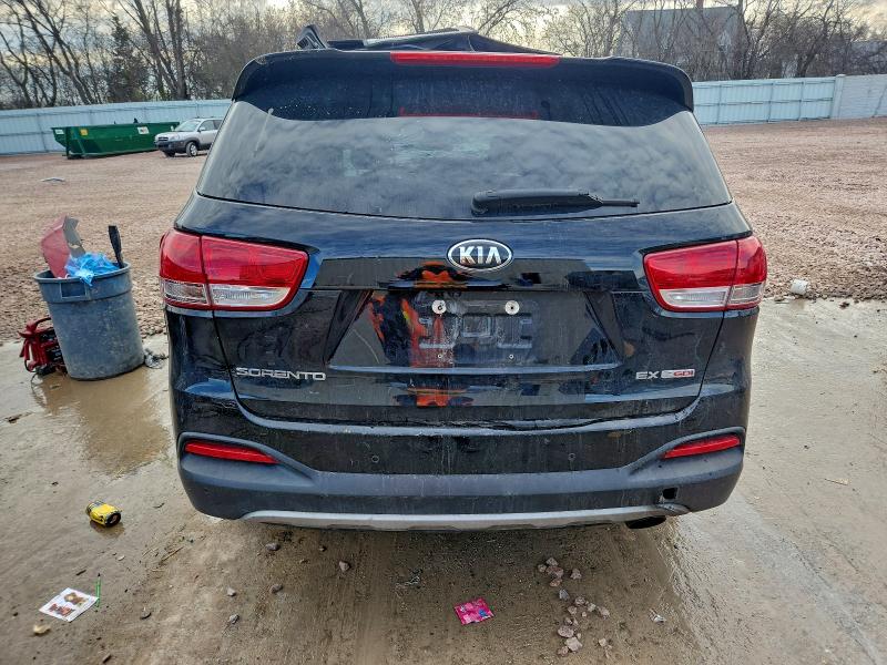 5XYPHDA19HG259193 - 2017 KIA SORENTO EX შავი ფოტო 6