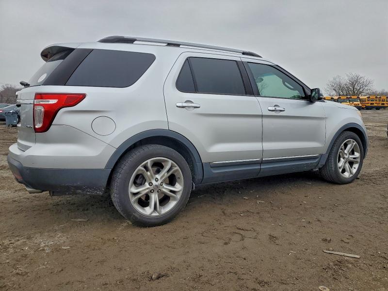 1FMHK8F81BGA26167 - 2011 FORD EXPLORER LIMITED Silber Foto 3