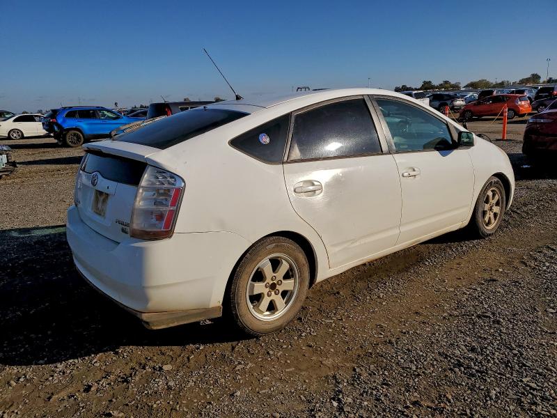JTDKB20U753112043 - 2005 TOYOTA PRIUS WHITE photo 3