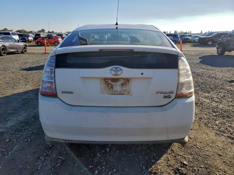 JTDKB20U753112043 - 2005 TOYOTA PRIUS WHITE photo 6