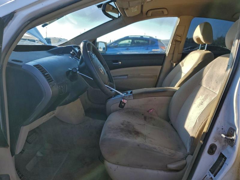 JTDKB20U753112043 - 2005 TOYOTA PRIUS WHITE photo 7