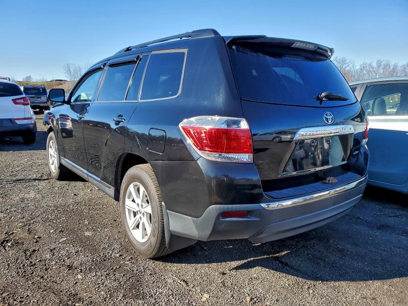 5TDBK3EHXDS238847 - 2013 TOYOTA HIGHLANDER BASE Szary zdjęcie 2