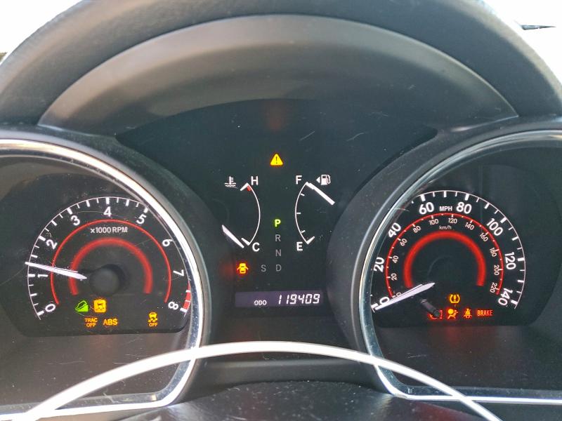 5TDBK3EHXDS238847 - 2013 TOYOTA HIGHLANDER BASE Szary zdjęcie 9