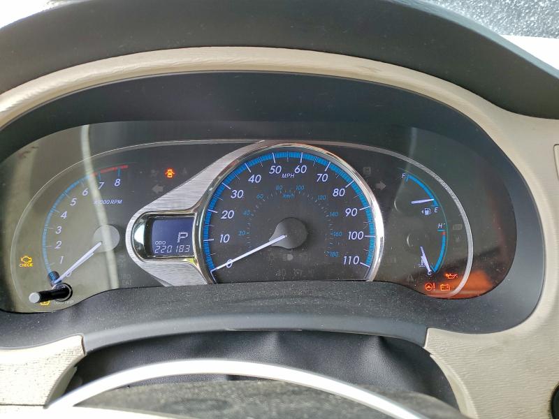 5TDDK3DC8BS016951 - 2011 TOYOTA SIENNA XLE ლურჯი ფოტო 9