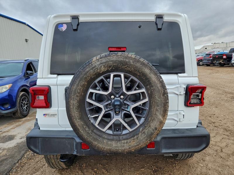 1C4PJXEN8RW120731 - 2024 JEEP WRANGLER SAHARA WHITE photo 6