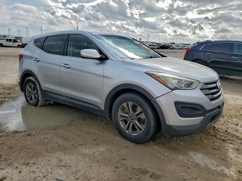 5XYZT3LB4FG280571 - 2015 HYUNDAI SANTA FE S Argent photo 4