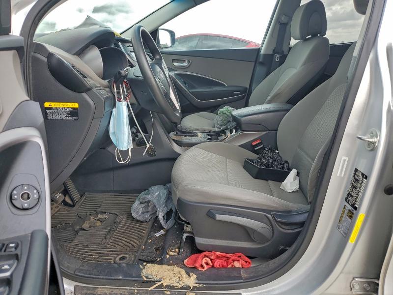 5XYZT3LB4FG280571 - 2015 HYUNDAI SANTA FE S Argent photo 7