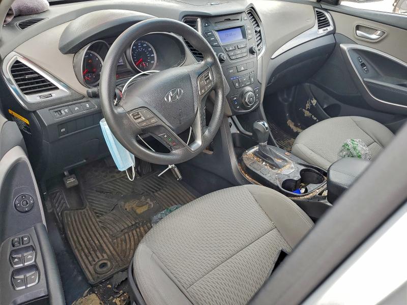 5XYZT3LB4FG280571 - 2015 HYUNDAI SANTA FE S Argent photo 8