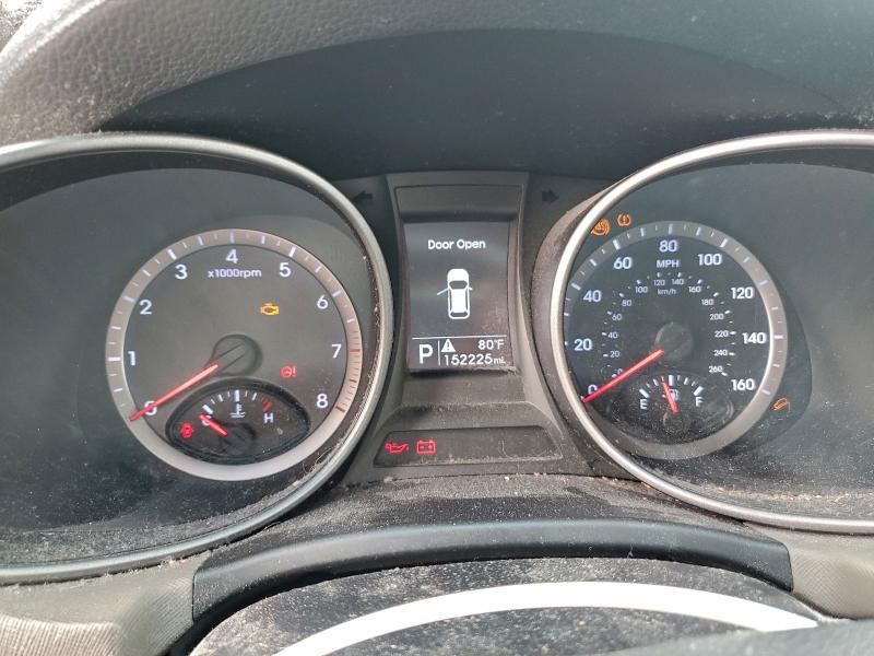 5XYZT3LB4FG280571 - 2015 HYUNDAI SANTA FE S Argent photo 9