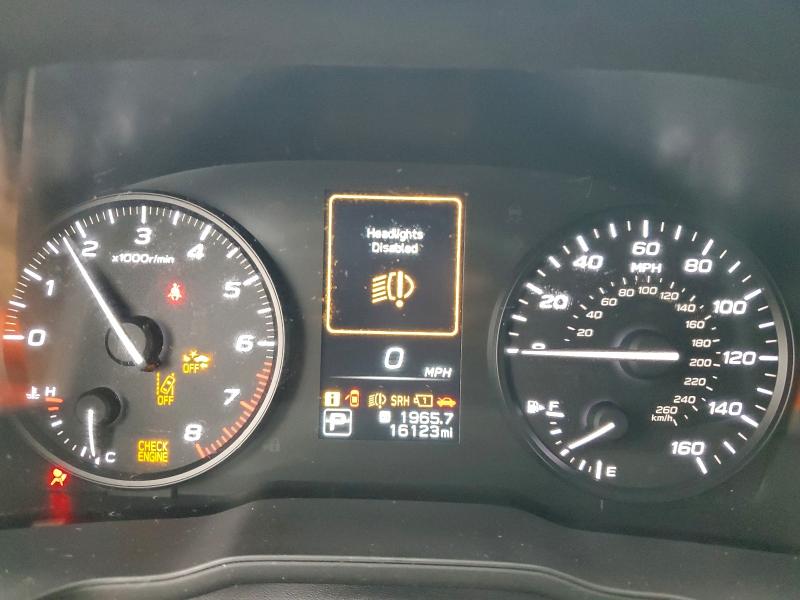 JF2GUABCXRH859600 - 2024 SUBARU CROSSTREK RED photo 9