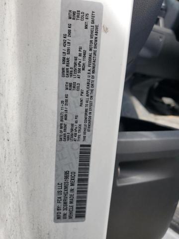 3C6MRVHGXME519695 - 2021 RAM PROMASTER 3500 HIGH Ақ фото 12