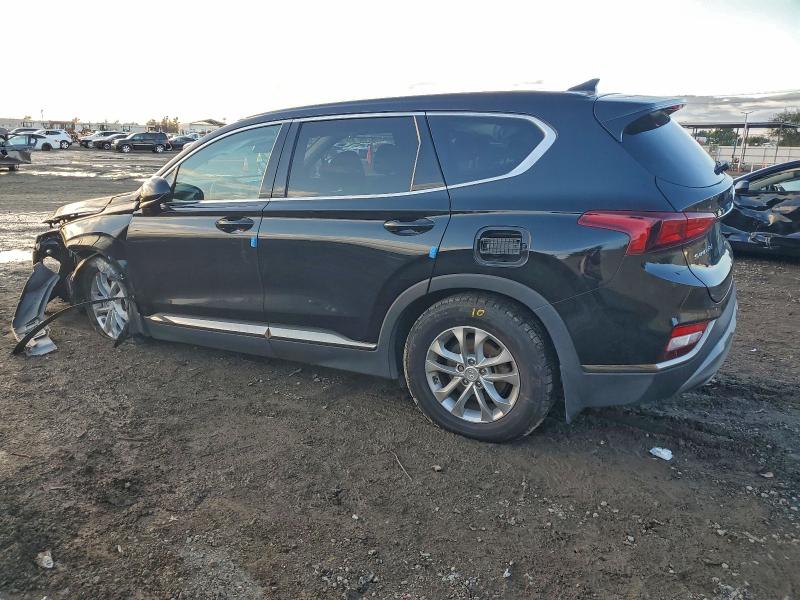 5NMS3CAD8KH100627 - 2019 HYUNDAI SANTA FE SEL BLACK photo 2