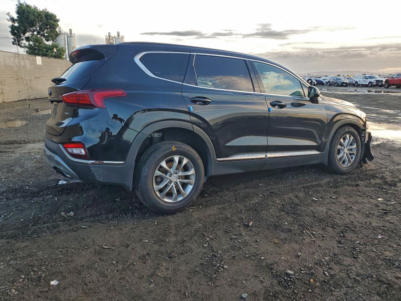 5NMS3CAD8KH100627 - 2019 HYUNDAI SANTA FE SEL BLACK photo 3