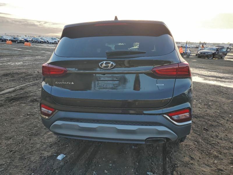 5NMS3CAD8KH100627 - 2019 HYUNDAI SANTA FE SEL BLACK photo 6