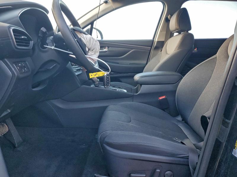 5NMS3CAD8KH100627 - 2019 HYUNDAI SANTA FE SEL BLACK photo 7