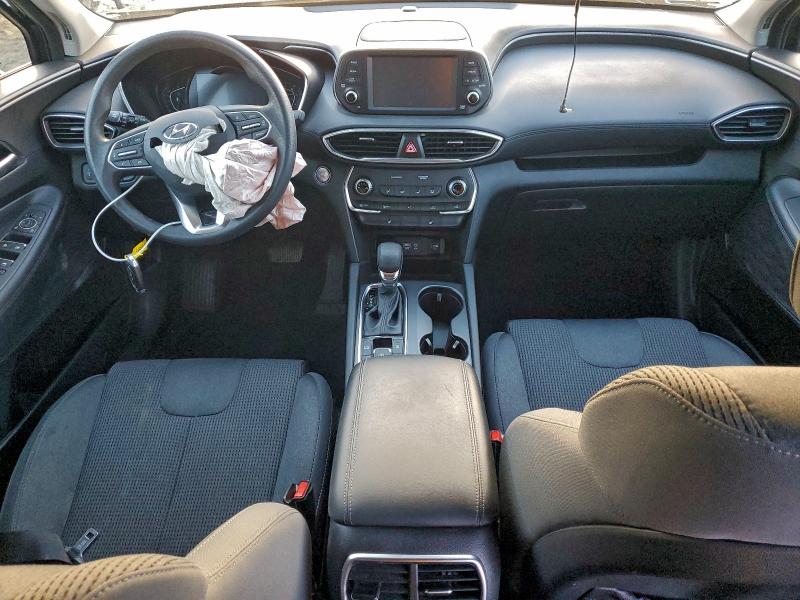 5NMS3CAD8KH100627 - 2019 HYUNDAI SANTA FE SEL BLACK photo 8