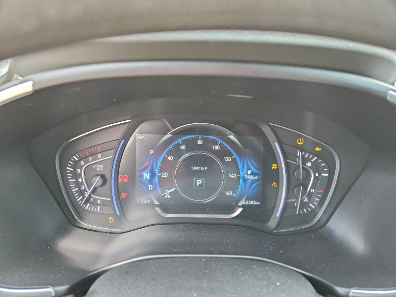 5NMS3CAD8KH100627 - 2019 HYUNDAI SANTA FE SEL BLACK photo 9