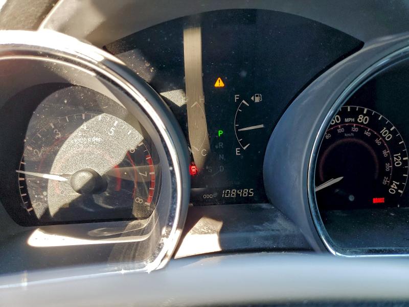 5TDZK3EH7CS082439 - 2012 TOYOTA HIGHLANDER BASE Արծաթագույն լուսանկար 9