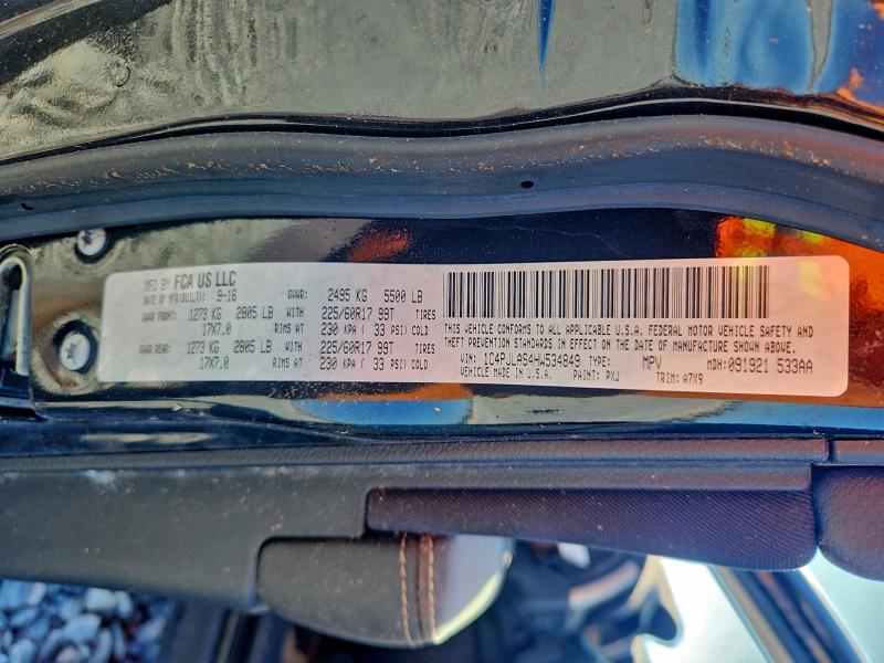 1C4PJLAS4HW534849 - 2017 JEEP CHEROKEE SPORT 黑色 照片 13