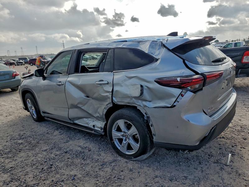 5TDKDRAH7RS051155 - 2024 TOYOTA HIGHLANDER LE ვერცხლისფერი ფოტო 2