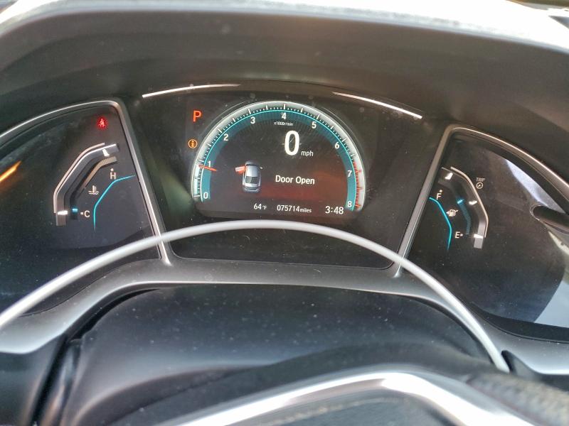 2HGFC2F74JH527829 - 2018 HONDA CIVIC EX GRAY photo 9