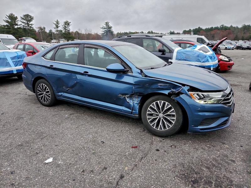 3VWC57BU6LM079342 - 2020 VOLKSWAGEN JETTA S BLUE photo 4