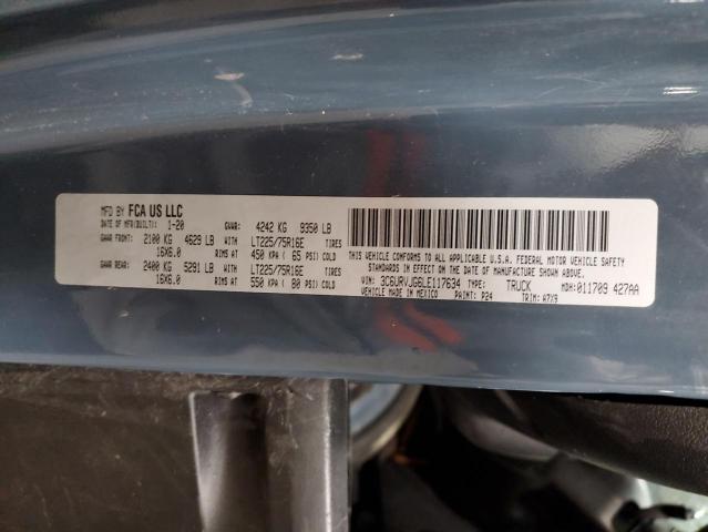 3C6URVJG6LE117634 - 2020 RAM PROMASTER 3500 HIGH Azul foto 13