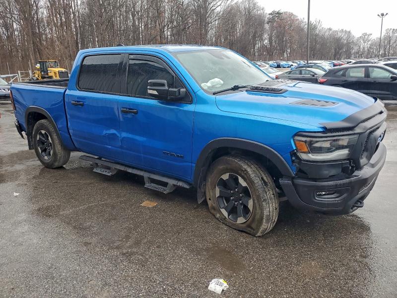 1C6SRFLT7NN320425 - 2022 RAM 1500 REBEL BLUE photo 4
