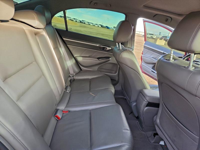 2HGFA15908H005910 - 2008 HONDA CIVIC EXL RED photo 10