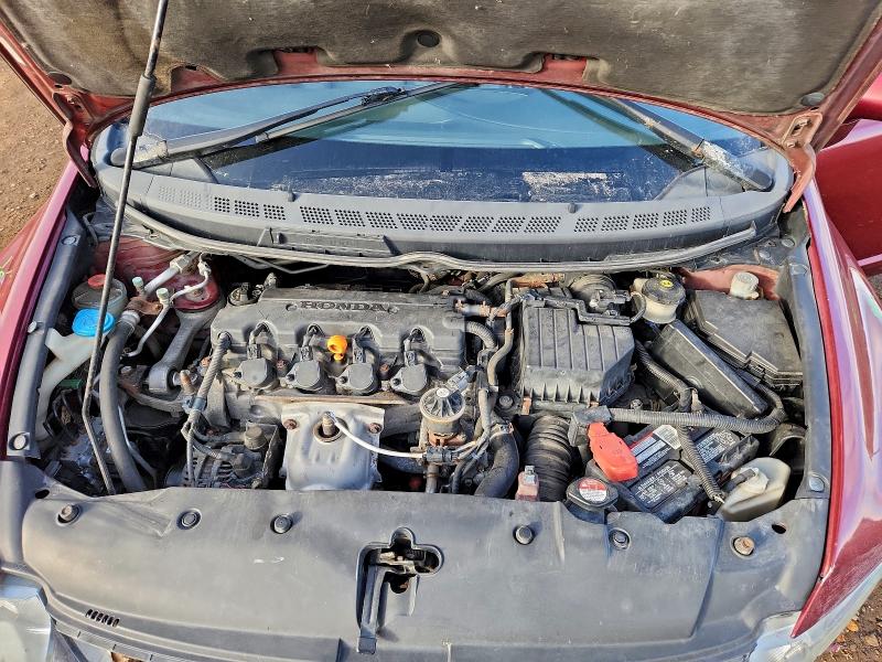 2HGFA15908H005910 - 2008 HONDA CIVIC EXL RED photo 11