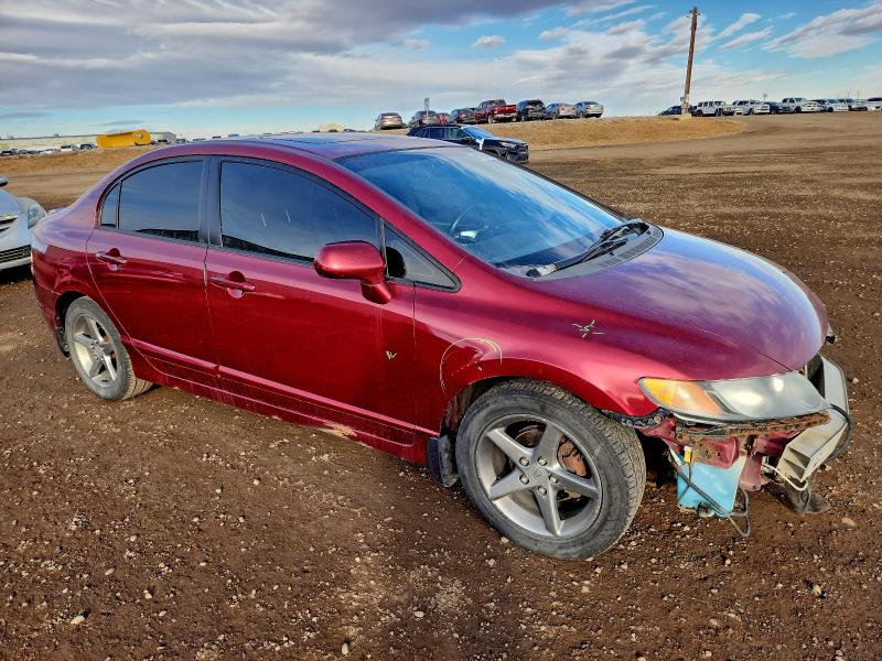 2HGFA15908H005910 - 2008 HONDA CIVIC EXL RED photo 4