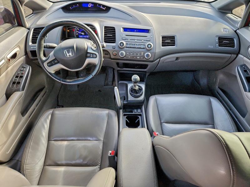 2HGFA15908H005910 - 2008 HONDA CIVIC EXL RED photo 8