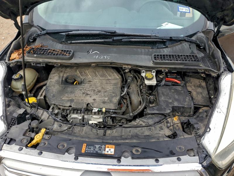 1FMCU0GD5HUE07290 - 2017 FORD ESCAPE SE BLACK photo 12