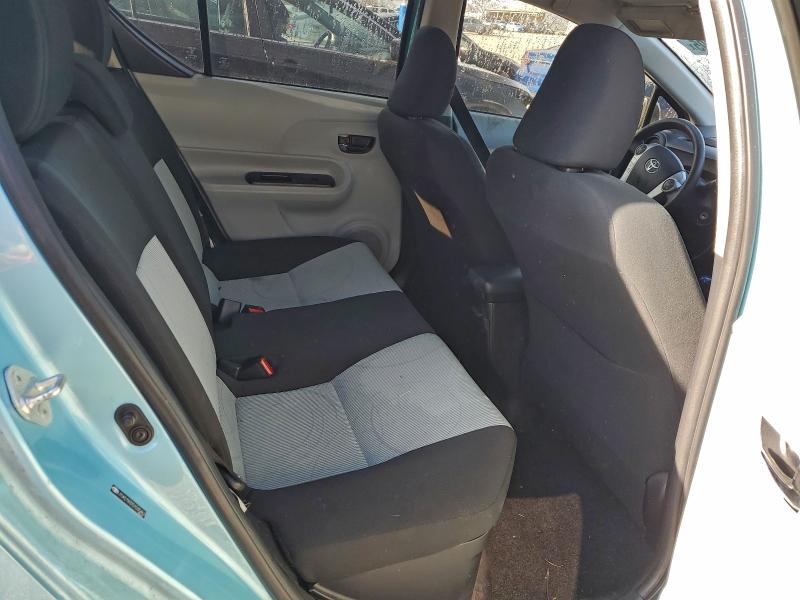 JTDKDTB37D1035463 - 2013 TOYOTA PRIUS C 青色 照片 10