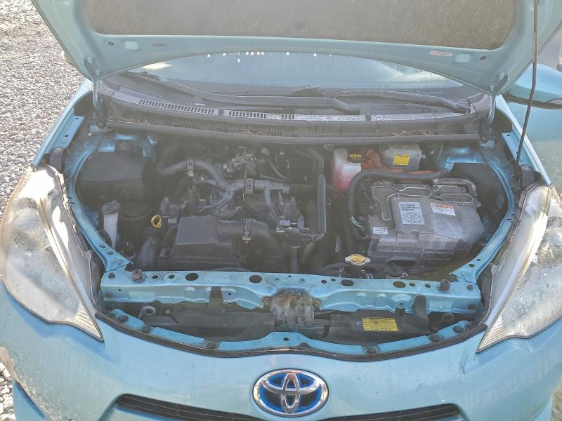 JTDKDTB37D1035463 - 2013 TOYOTA PRIUS C 青色 照片 11