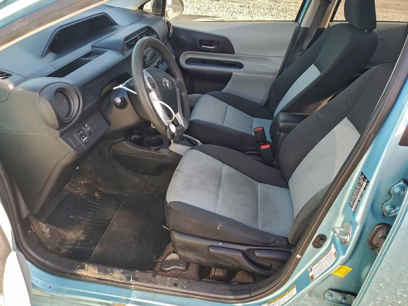 JTDKDTB37D1035463 - 2013 TOYOTA PRIUS C 青色 照片 7