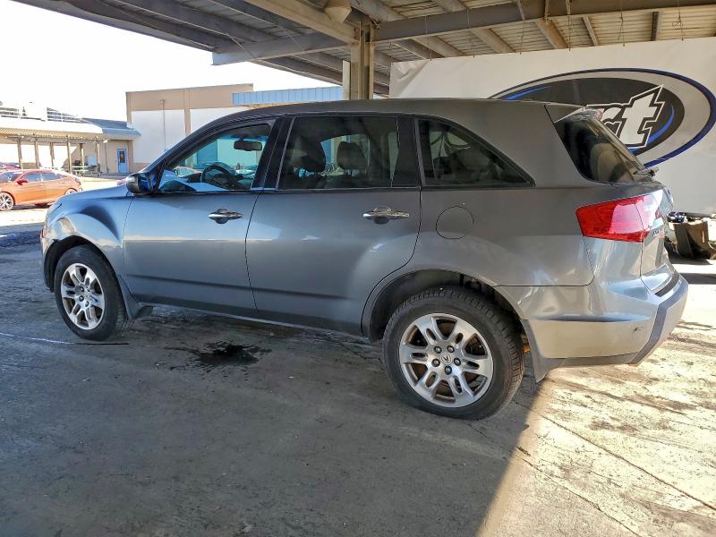 2HNYD28469H502976 - 2009 ACURA MDX TECHNOLOGY GRAY photo 2