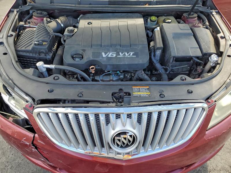 1G4GC5EG6AF234789 - 2010 BUICK LACROSSE CXL Կարմիր լուսանկար 11