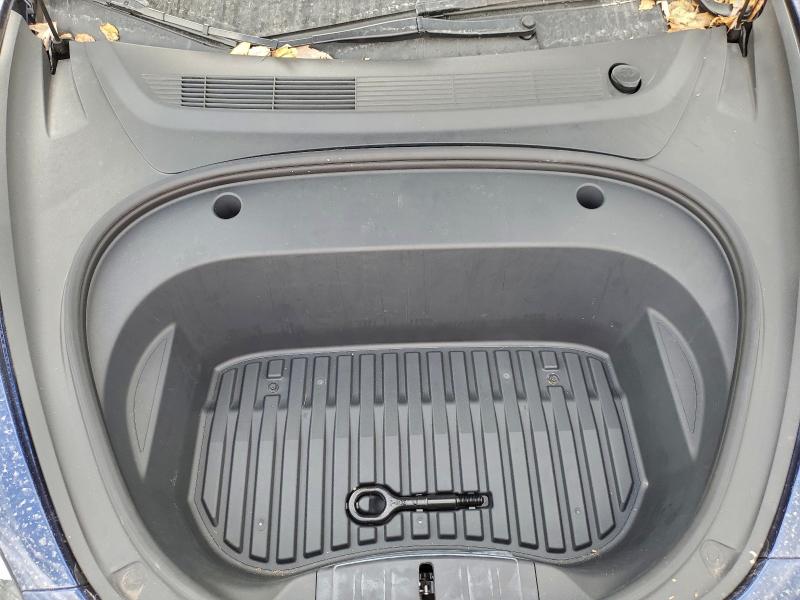 5YJ3E1EB5NF104927 - 2022 TESLA MODEL 3 BLUE photo 11