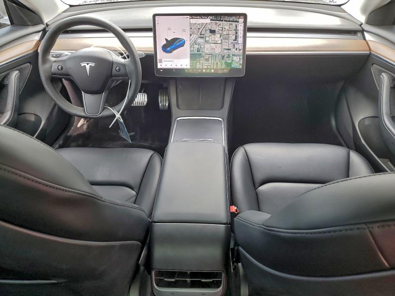 5YJ3E1EB5NF104927 - 2022 TESLA MODEL 3 BLUE photo 8