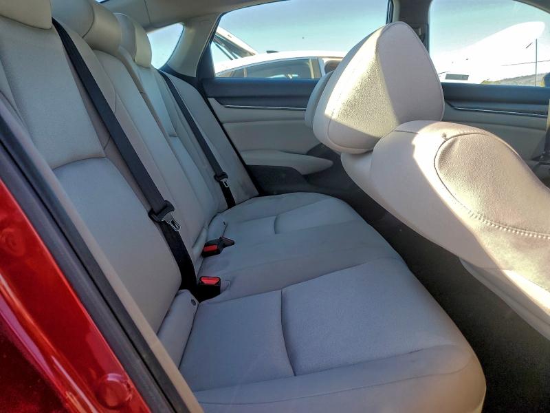 1HGCV1F16KA115057 - 2019 HONDA ACCORD LX Қызыл фото 10