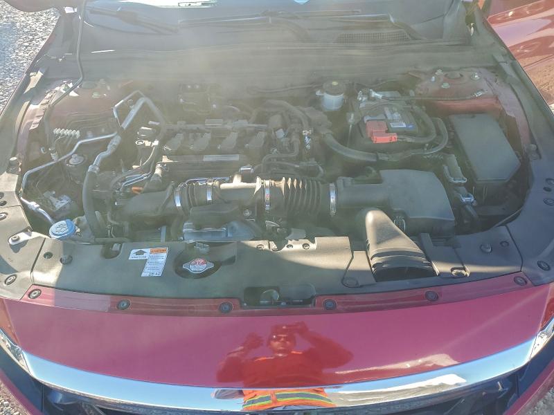 1HGCV1F16KA115057 - 2019 HONDA ACCORD LX Қызыл фото 11