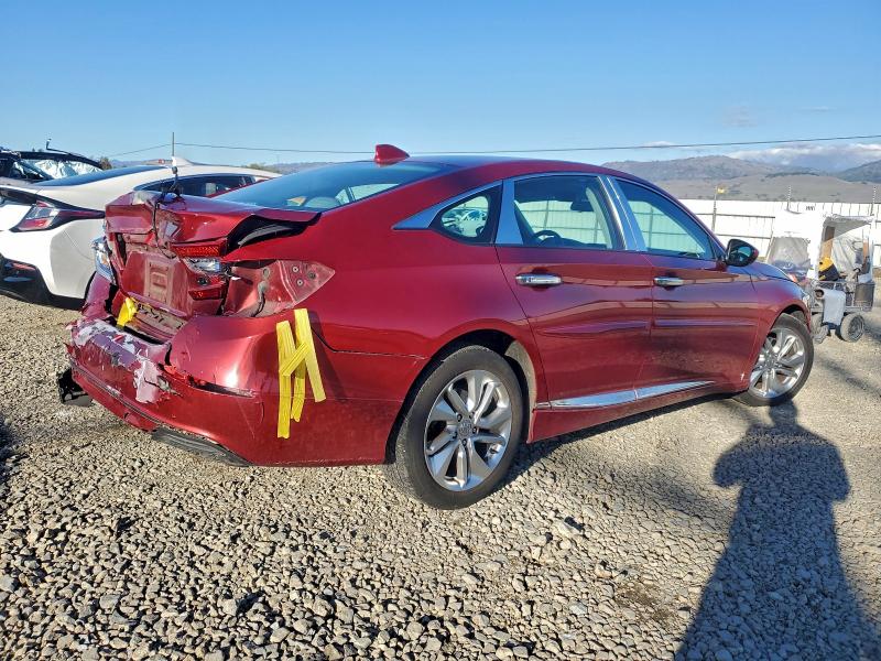 1HGCV1F16KA115057 - 2019 HONDA ACCORD LX Қызыл фото 3