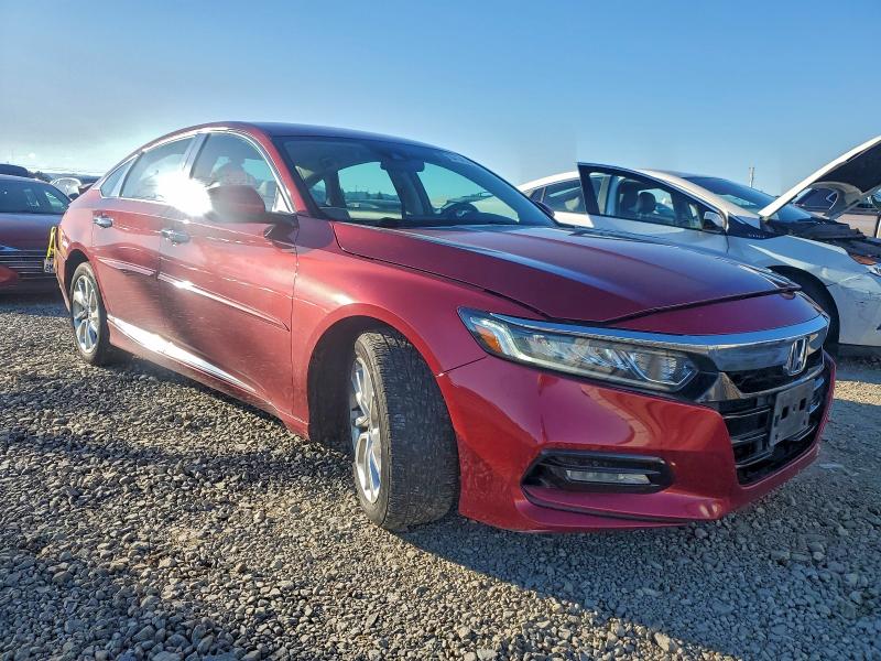 1HGCV1F16KA115057 - 2019 HONDA ACCORD LX Қызыл фото 4